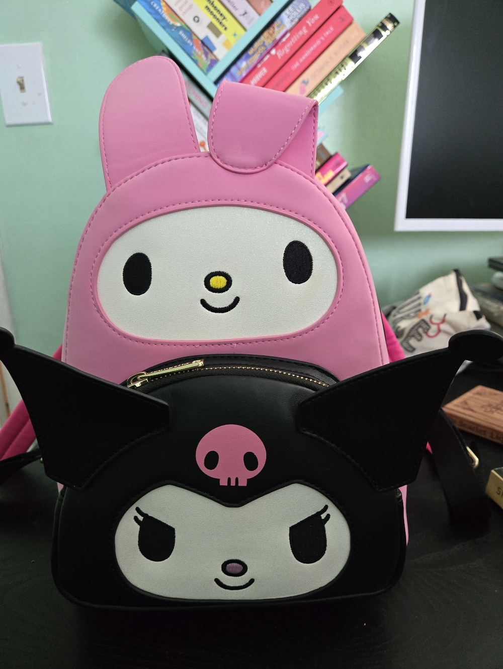 Loungefly X Sanrio MY MELODY AND KUROMI Minibackpack